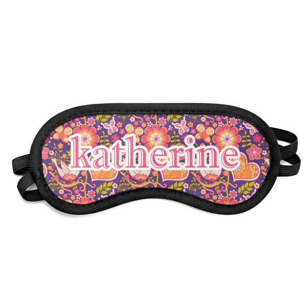 Custom Birds & Hearts Sleeping Eye Mask (Personalized)
