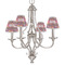 Birds & Hearts Small Chandelier Shade - LIFESTYLE (on chandelier)