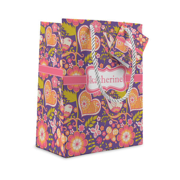 Custom Birds & Hearts Gift Bag (Personalized)