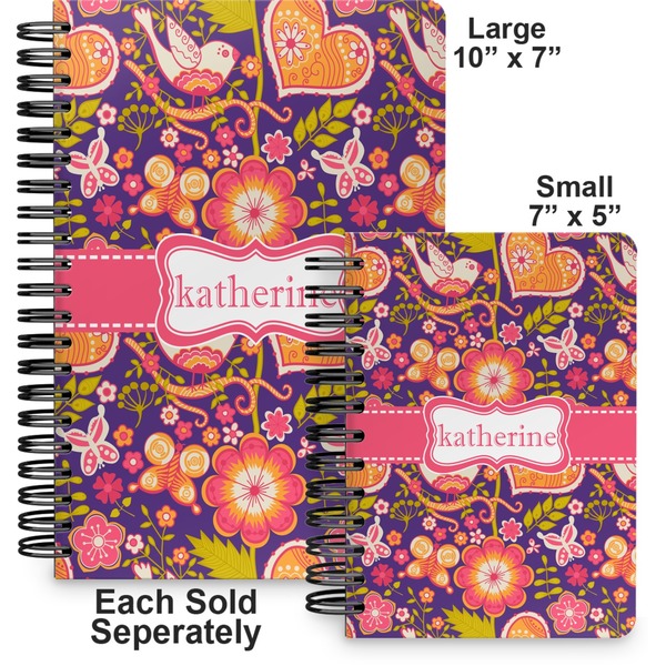 Birds & Hearts Spiral Journal - Comparison