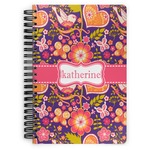 Birds & Hearts Spiral Notebook (Personalized)