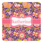 Birds & Hearts Square Decal - XLarge (Personalized)