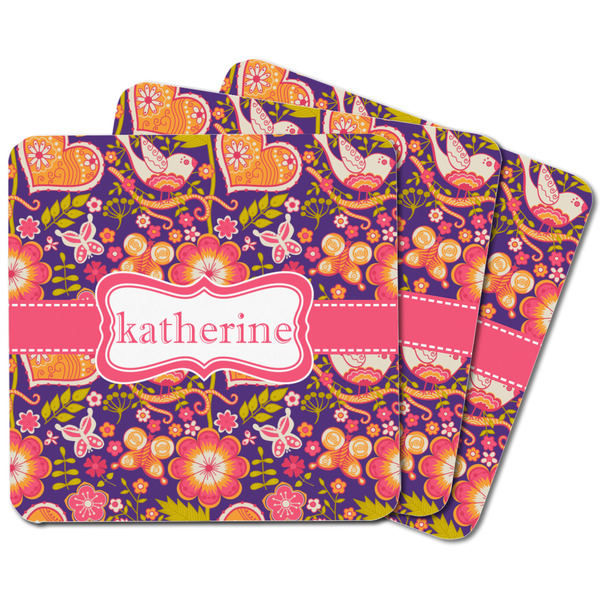 Birds & Hearts Square Fridge Magnet - MAIN