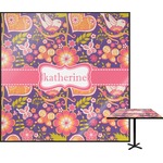 Birds & Hearts Square Table Top - 30" (Personalized)