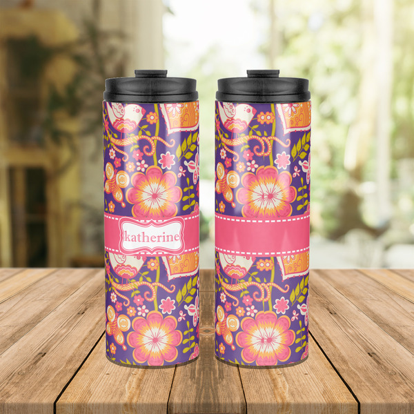 Birds & Hearts Stainless Steel Tumbler - Lifestyle