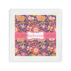 Birds & Hearts Standard Cocktail Napkins (Personalized)