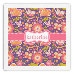 Birds & Hearts Paper Dinner Napkins (Personalized)