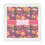 Birds & Hearts Standard Decorative Napkins (Personalized)