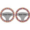 Birds & Hearts Steering Wheel Cover- Front and Back