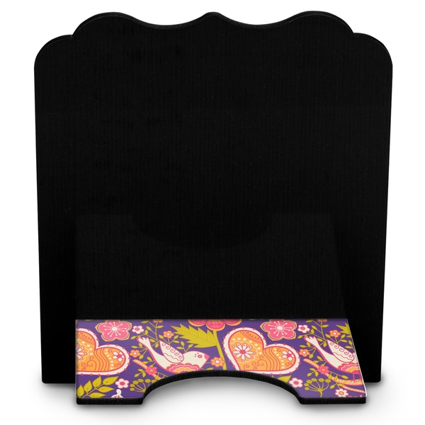 Birds & Hearts Stylized Tablet Stand - Back