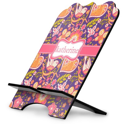 Birds & Hearts Stylized Tablet Stand (Personalized)