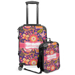 Birds & Hearts Kids 2-Piece Luggage Set - Suitcase & Backpack (Personalized)