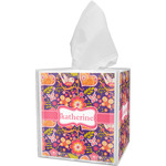 Birds & Hearts Tissue Box Cover (Personalized)