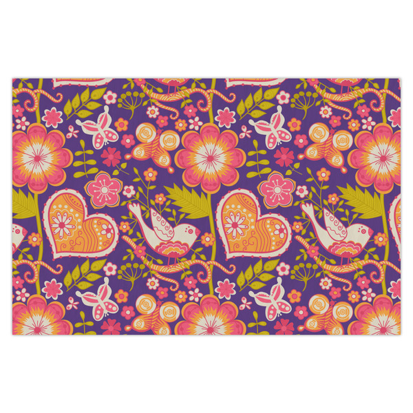 Custom Birds & Hearts Tissue Paper Sheets - X-Large - Heavyweight