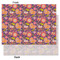 Birds & Hearts Tissue Paper - Lightweight - Large - Front & Back