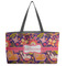 Birds & Hearts Beach Totes Bag - w/ Black Handles (Personalized)