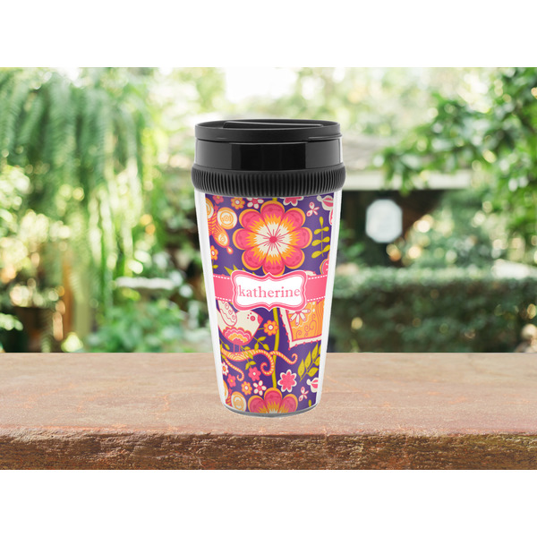 Birds & Hearts Travel Mug Lifestyle (Personalized)