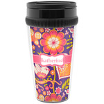Birds & Hearts Acrylic Travel Mug without Handle (Personalized)
