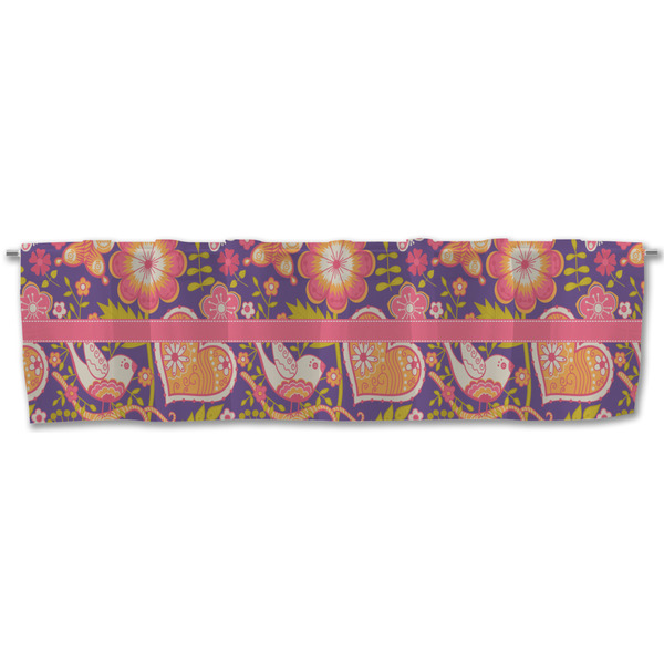 Birds & Hearts Valance - Front