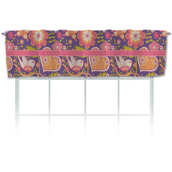 Custom Birds & Hearts Valance