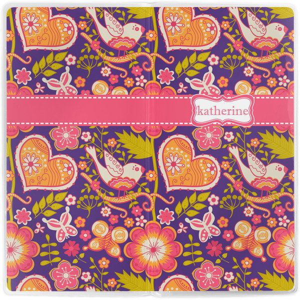 Birds & Hearts Vinyl Document Wallet - Apvl