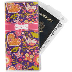 Birds & Hearts Travel Document Holder
