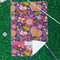 Birds & Hearts Waffle Weave Golf Towel - In Context