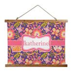 Birds & Hearts Wall Hanging Tapestry - Wide (Personalized)