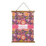 Birds & Hearts Wall Hanging Tapestry - Tall (Personalized)