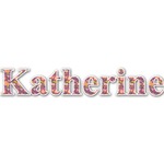 Birds & Hearts Name/Text Decal - Custom Sizes (Personalized)