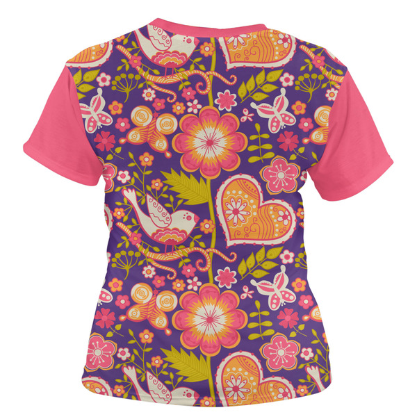 Birds & Hearts Women's T-shirt Back