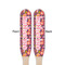 Birds & Hearts Wooden Food Pick - Paddle - Double Sided - Front & Back