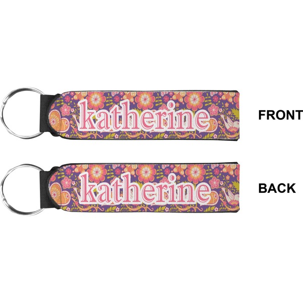 Birds & Hearts Wristlet (Front + Back)