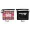 Birds & Hearts Wristlet ID Cases - Front & Back