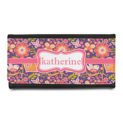 Birds & Hearts Leatherette Ladies Wallet (Personalized)