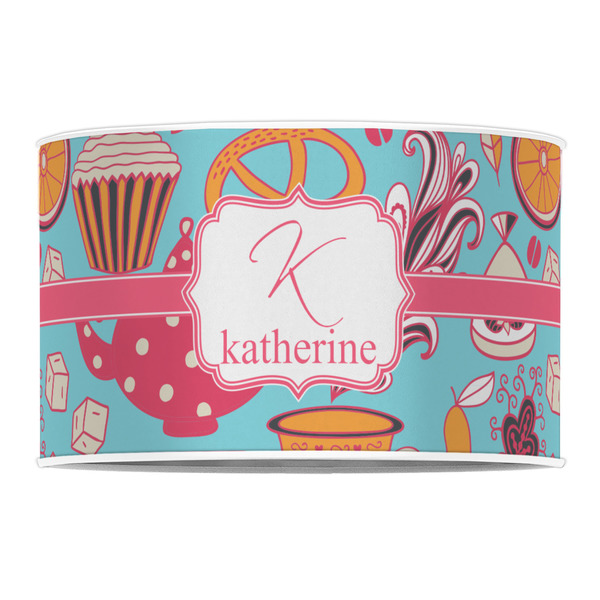 Dessert & Coffee 12" Drum Lampshade - FRONT (Poly Film)