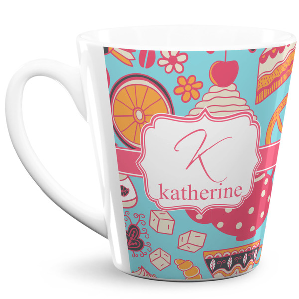 Custom Dessert & Coffee 12 Oz Latte Mug (Personalized)