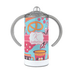 Dessert & Coffee 12 oz Stainless Steel Sippy Cup (Personalized)
