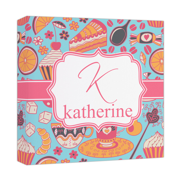 Custom Dessert & Coffee Canvas Print - 12x12 (Personalized)