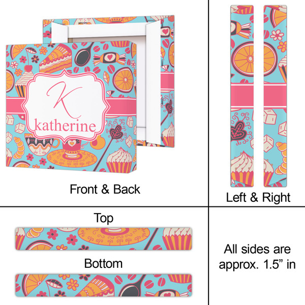 Dessert & Coffee 12x12 - Canvas Print - Approval