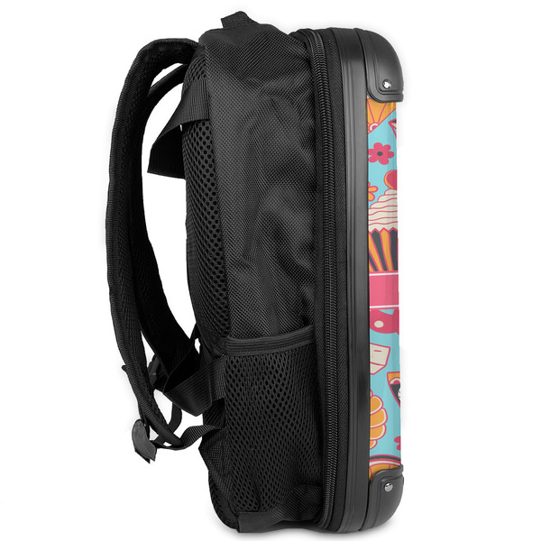 Dessert & Coffee 13" Hard Shell Backpacks - Side View