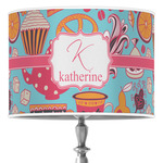 Dessert & Coffee 16" Drum Lamp Shade - Poly-film (Personalized)