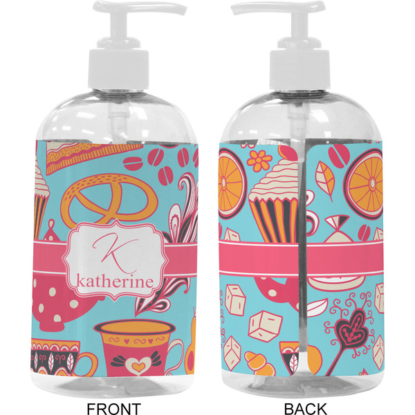 Dessert & Coffee 16 oz Plastic Liquid Dispenser- Approval- White