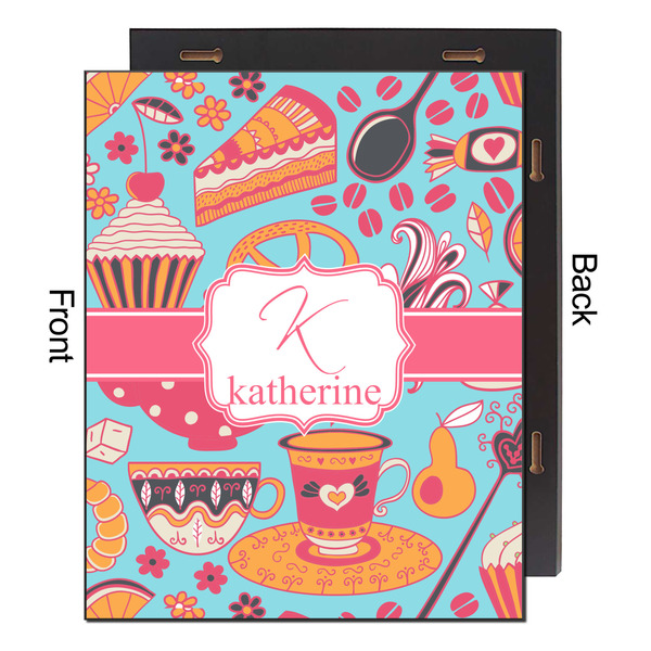 Dessert & Coffee 16x20 Wood Print - Front & Back View