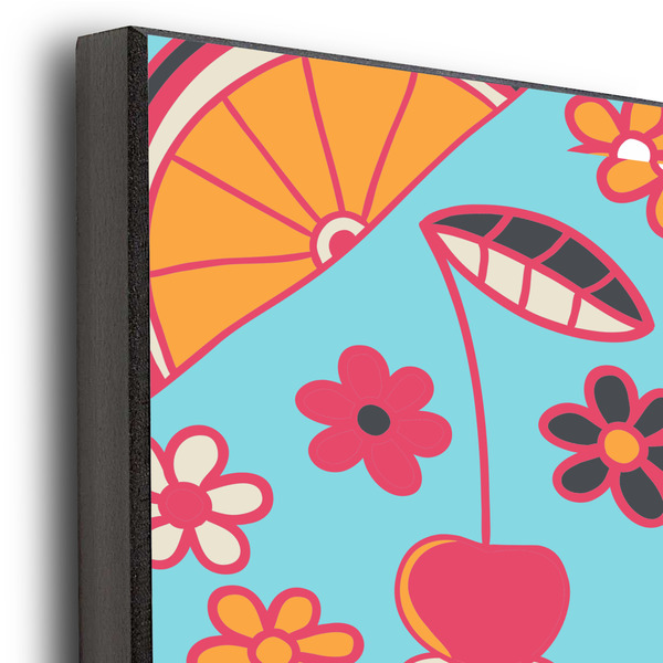 Dessert & Coffee 20x24 Wood Print - Closeup