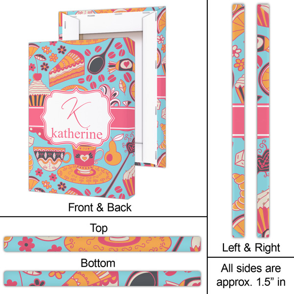 Dessert & Coffee 20x30 - Canvas Print - Approval