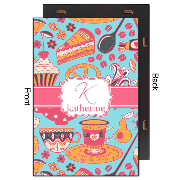 Dessert & Coffee 20x30 Wood Print - Front & Back View