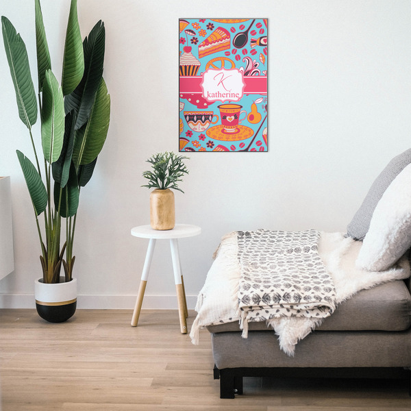 Dessert & Coffee 20x30 Wood Print - In Context