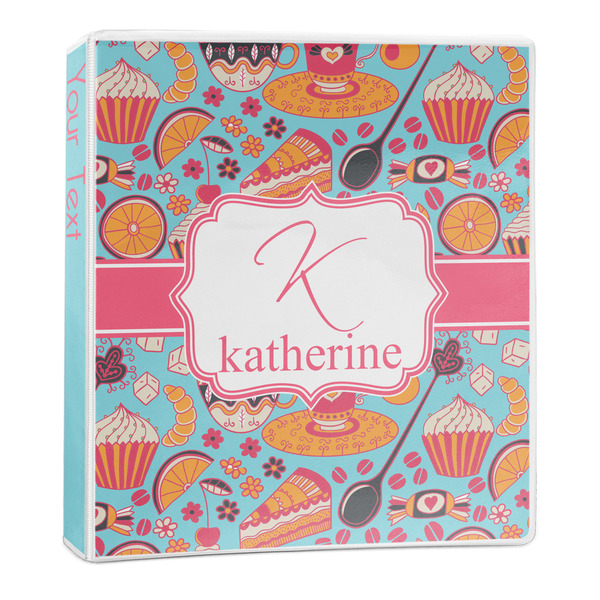 Custom Dessert & Coffee 3-Ring Binder - 1 inch (Personalized)