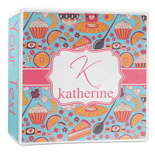 Custom Dessert & Coffee 3-Ring Binder - 2 inch (Personalized)